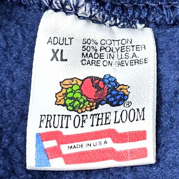VTG Fruit of The Loom Penn State Nittany Lions Crewneck Sweatshirt Size XL USA - Picture 6 of 10